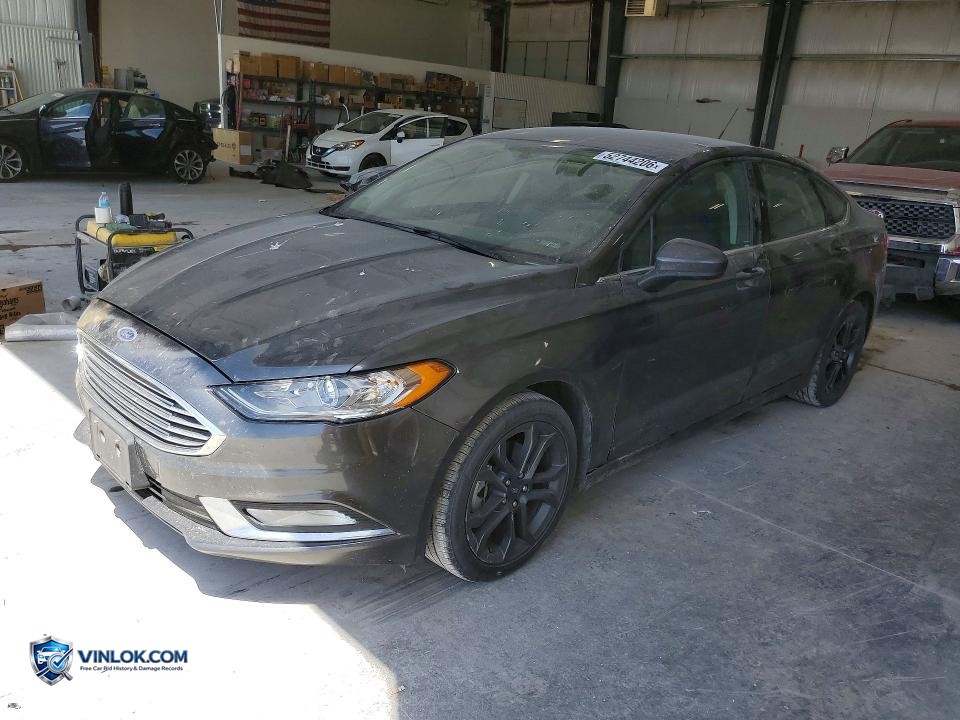 2018 FORD FUSION SE – Lot 52744206 auction photo