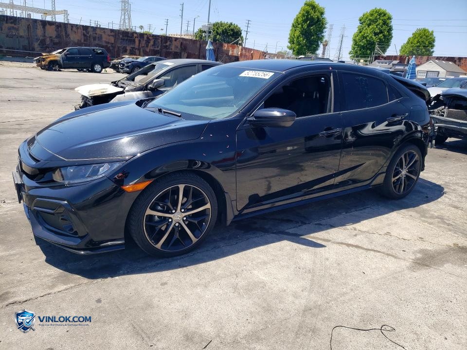 2021 HONDA CIVIC SPORT – Lot 52755256 auction photo