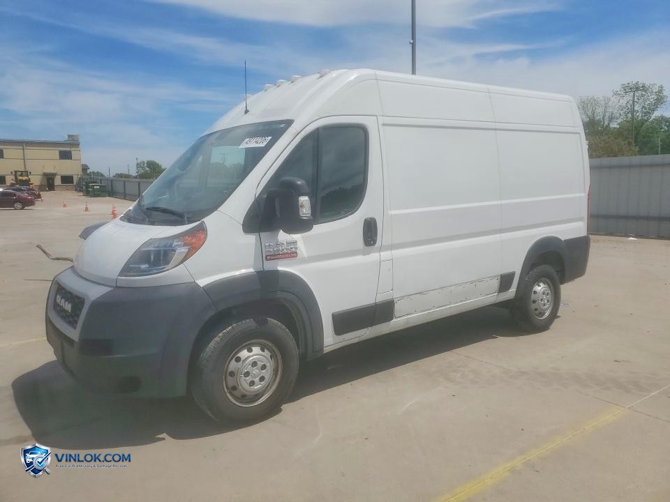 2019 RAM PROMASTER 2500 2500 HIGH – Lot 52757246 auction photo