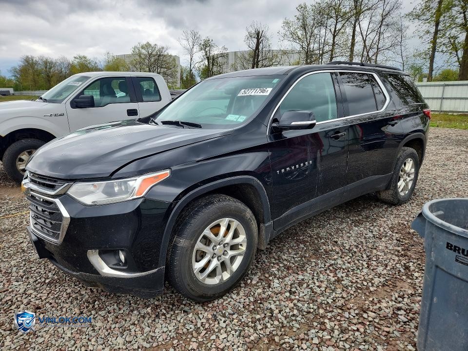 2019 CHEVROLET TRAVERSE LT – Lot 52771796 auction photo