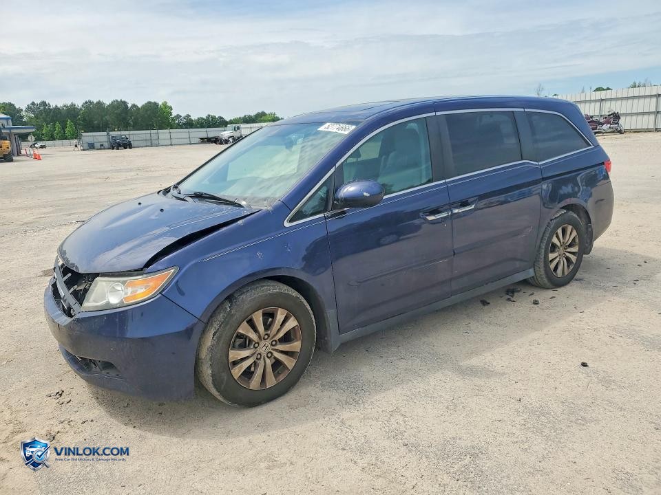2014 HONDA ODYSSEY EXL – Lot 52774666 auction photo