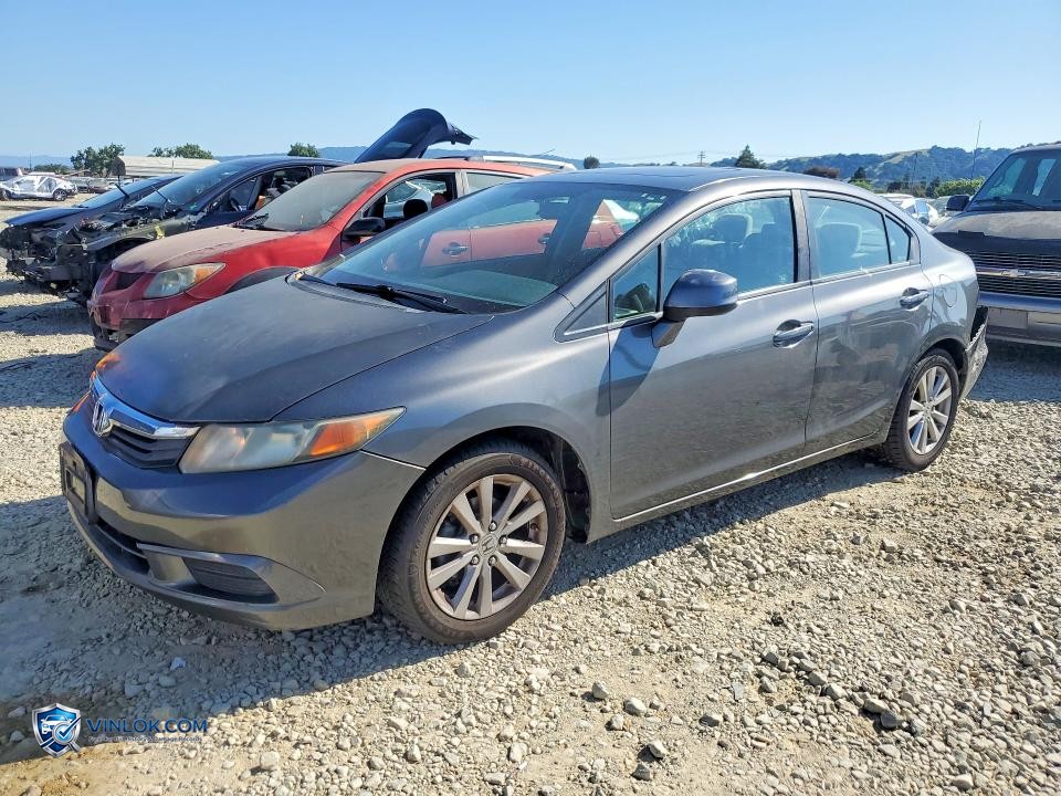 2012 HONDA CIVIC EX – Lot 52775036 auction photo