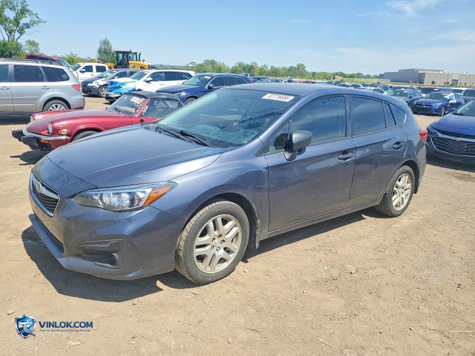 2017 SUBARU IMPREZA – Lot 52776686 auction photo