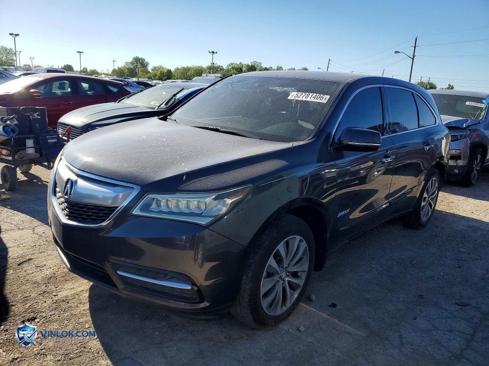 2015 ACURA MDX TECHNOLOGY – Lot 52781406 auction photo