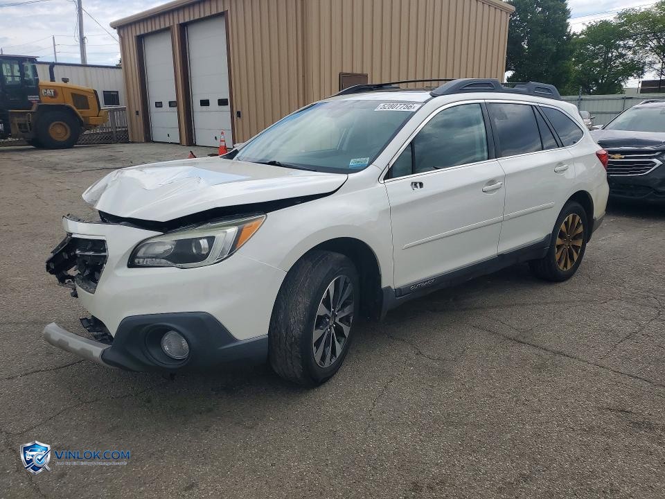 2016 SUBARU OUTBACK 2.5I LIMITED – Lot 52807756 auction photo