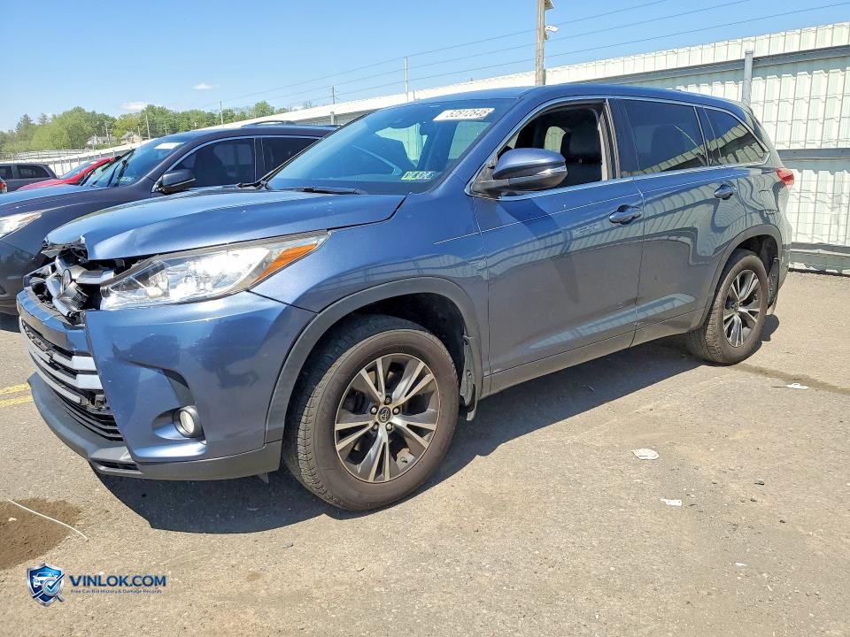 2017 TOYOTA HIGHLANDER LE PLUS – Lot 52812846 auction photo