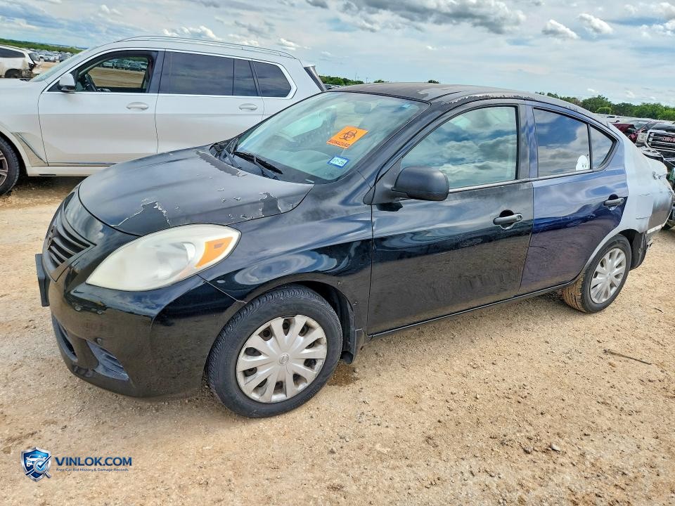 2014 NISSAN VERSA 1.6 S PLUS – Lot 52813286 auction photo