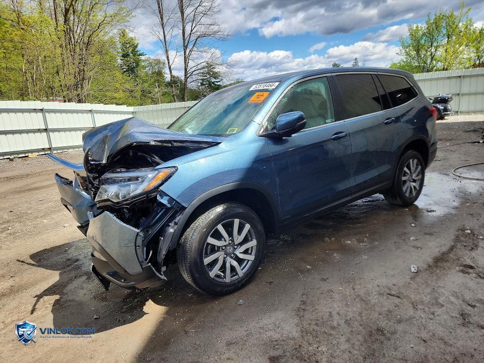 2022 HONDA PILOT EXL – Lot 52818466 auction photo