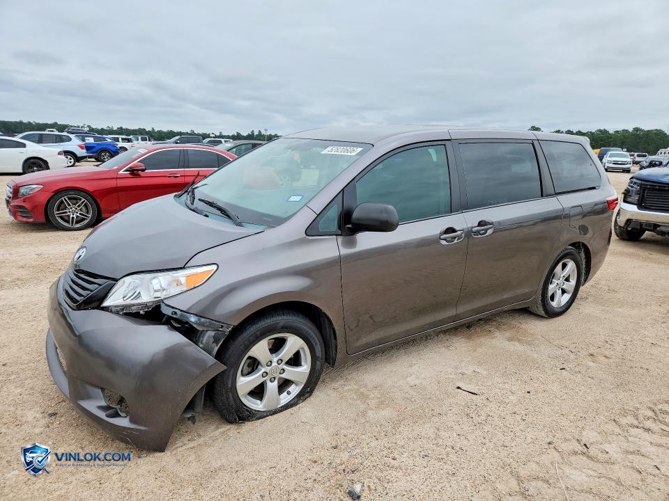 2015 TOYOTA SIENNA L 7-PASSENGER – Lot 52820606 auction photo