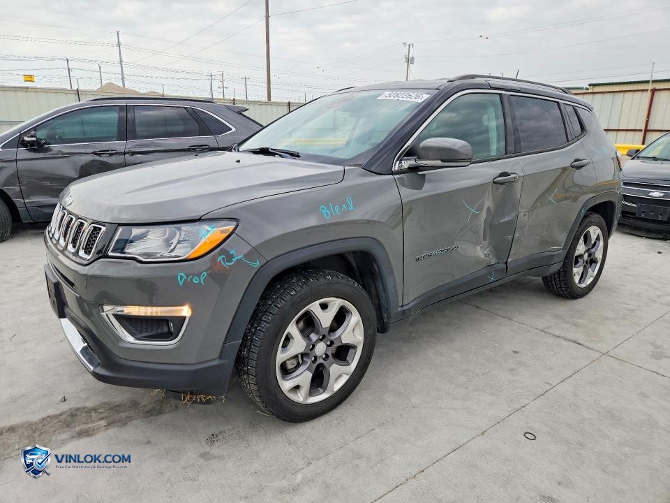 2021 JEEP COMPASS LIMITED – Lot 52822626 auction photo