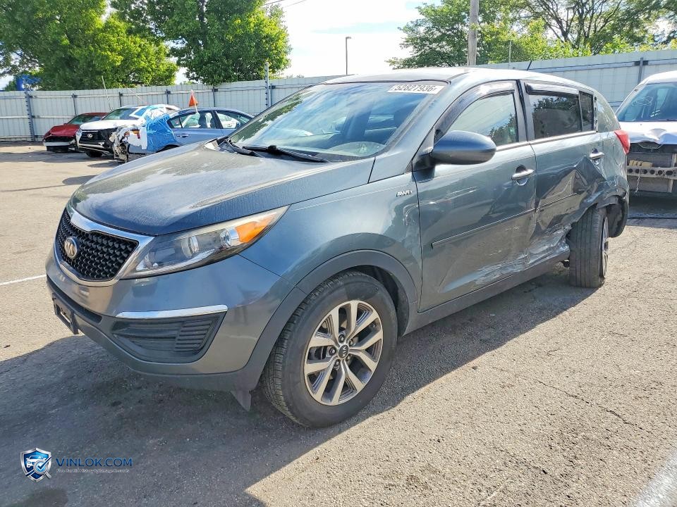 2015 KIA SPORTAGE LX – Lot 52827936 auction photo