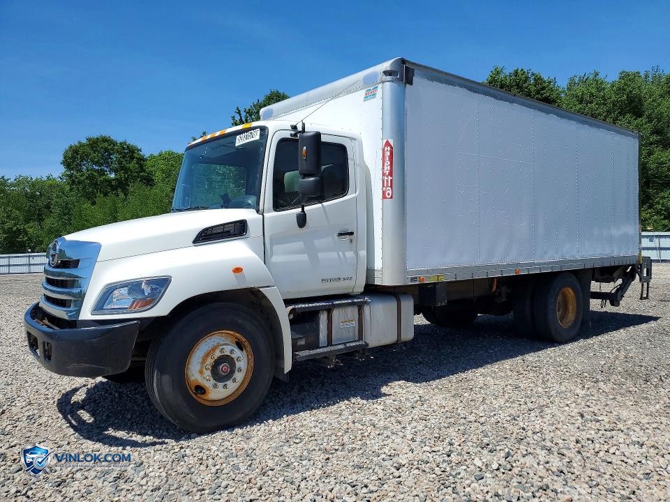 2014 HINO 258/268 BOX TRUCK – Lot 52831576 auction photo