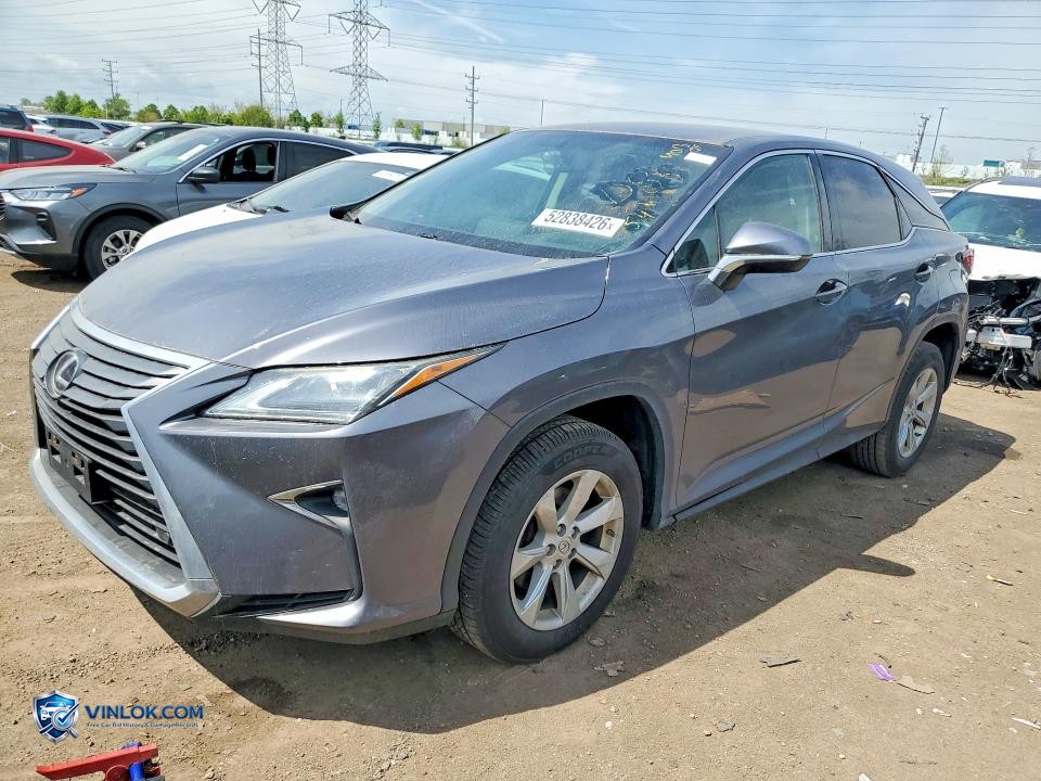 2016 LEXUS RX 350 BASE – Lot 52838426 auction photo