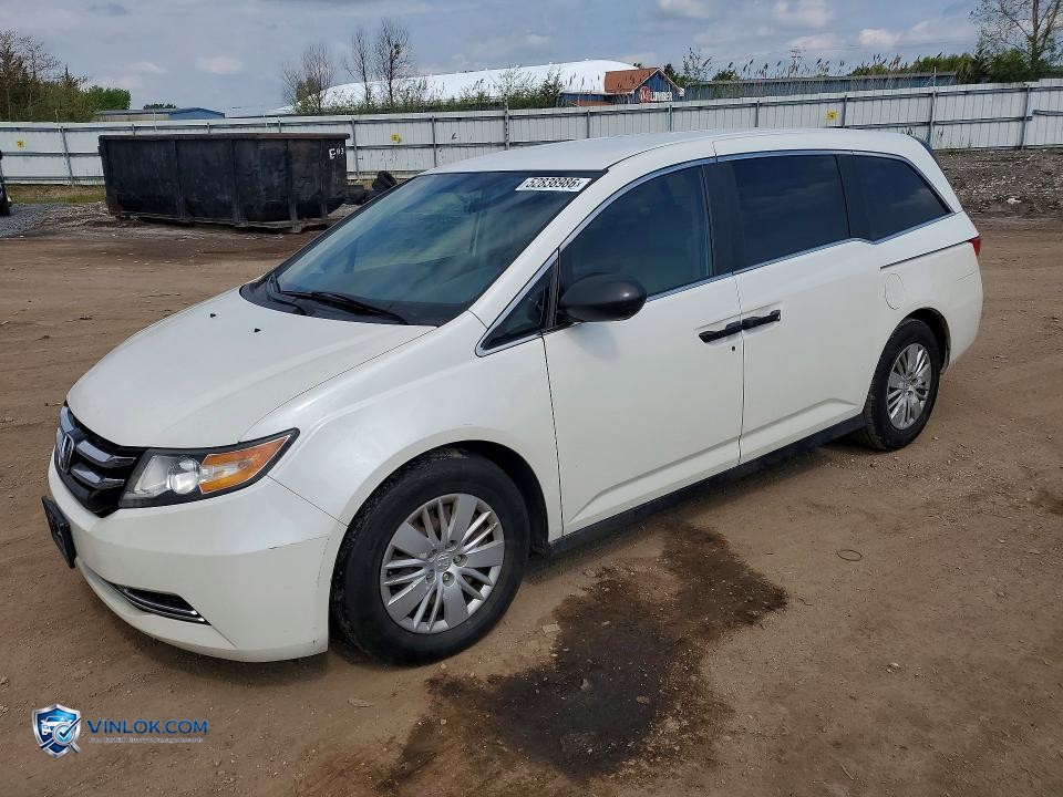 2016 HONDA ODYSSEY LX – Lot 52838986 auction photo