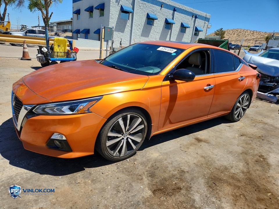 2020 NISSAN ALTIMA PLATINUM – Lot 52841096 auction photo