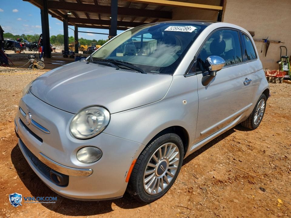 2012 FIAT 500 LOUNGE – Lot 52864286 auction photo