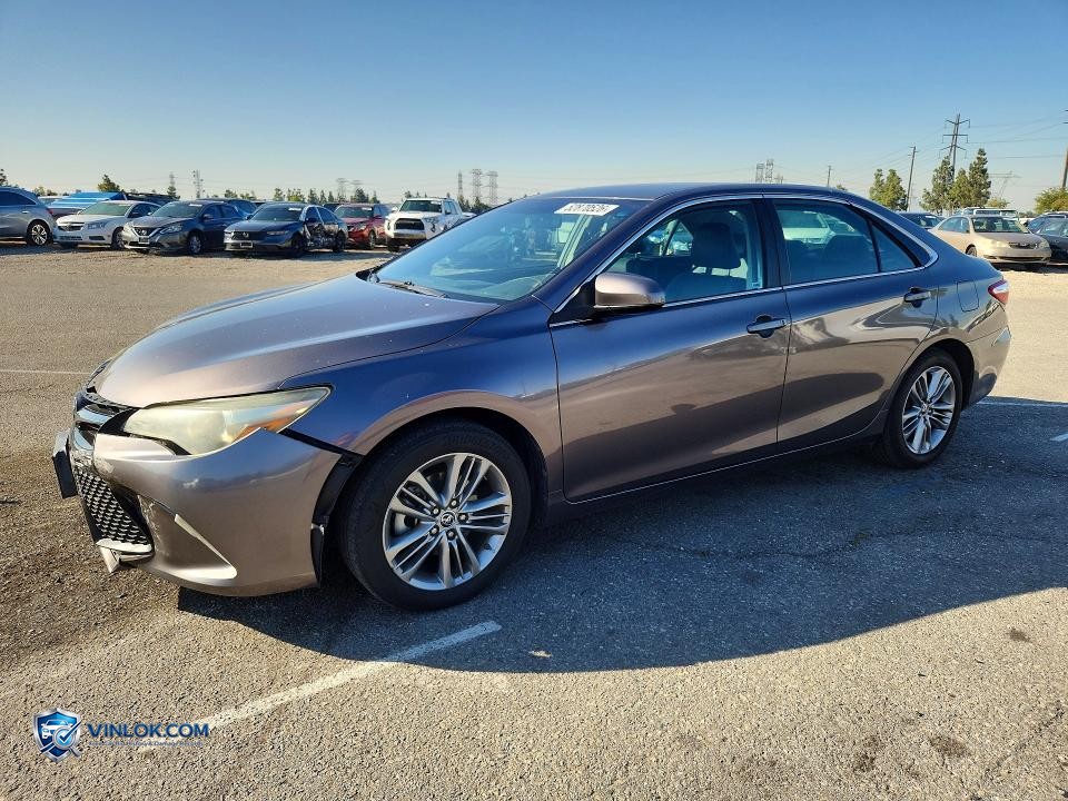 2015 TOYOTA CAMRY SE – Lot 52870526 auction photo