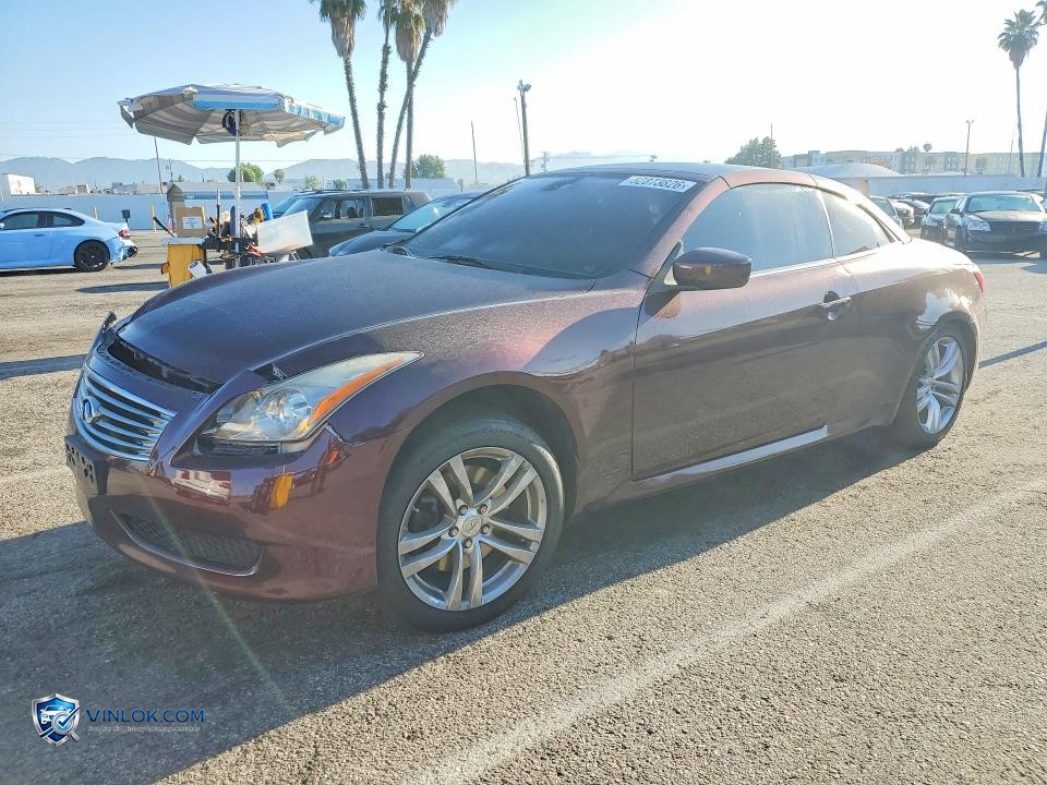 2009 INFINITI G37 CONVERTIBLE BASE – Lot 52873826 auction photo