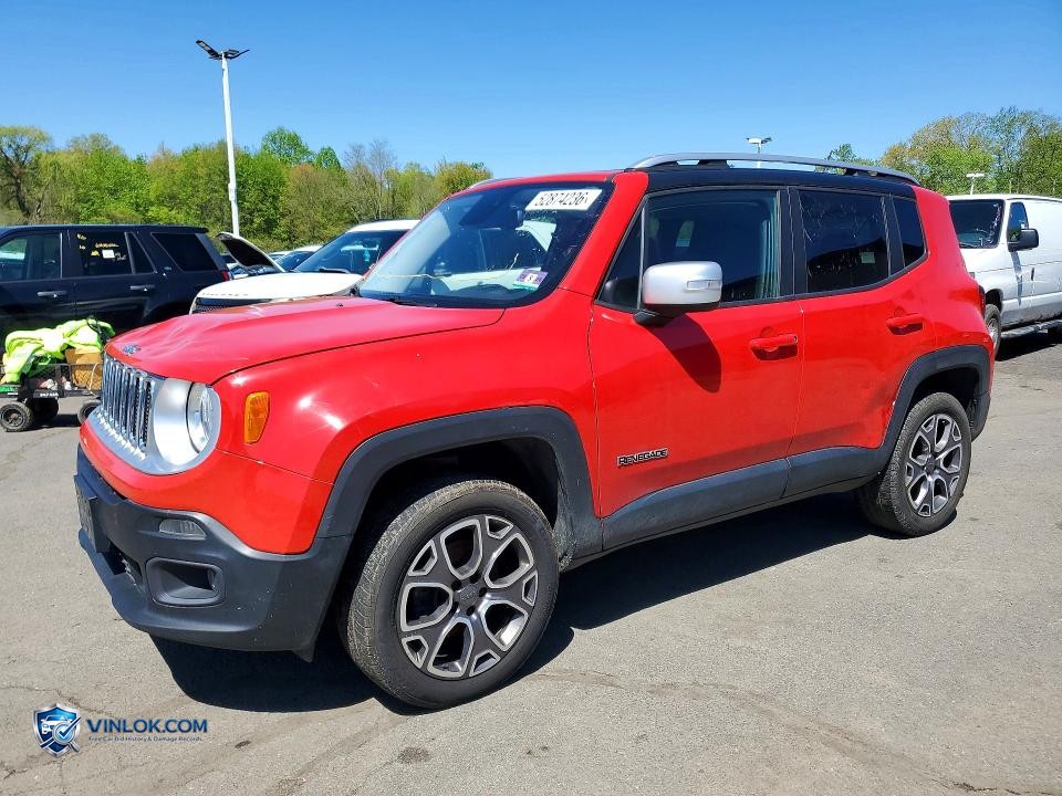 2015 JEEP RENEGADE LIMITED – Lot 52874236 auction photo