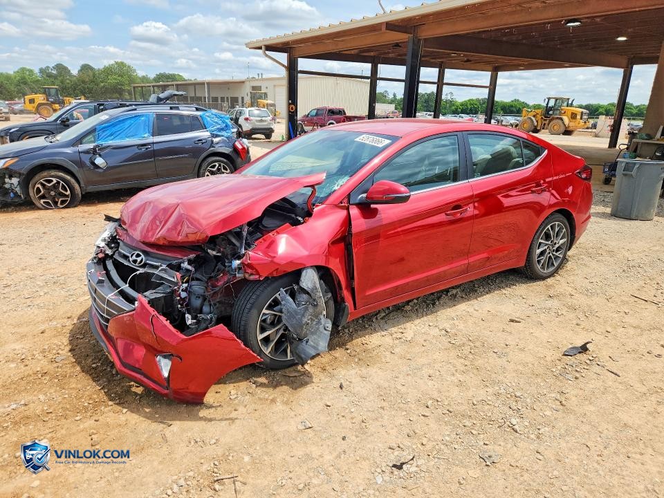 2020 HYUNDAI ELANTRA LIMITED – Lot 52876866 auction photo