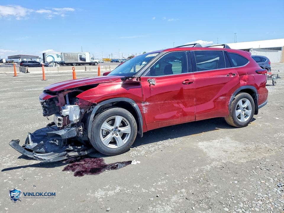 2020 TOYOTA HIGHLANDER LE – Lot 52885376 auction photo