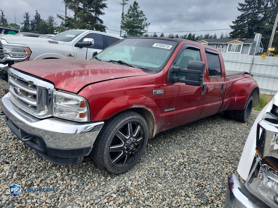 2001 FORD F350 SUPER DUTY – Lot 52885876 auction photo