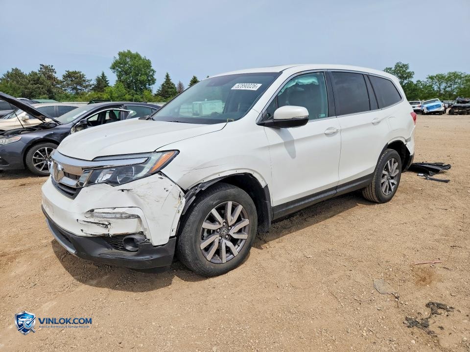 2020 HONDA PILOT EXL – Lot 52890026 auction photo