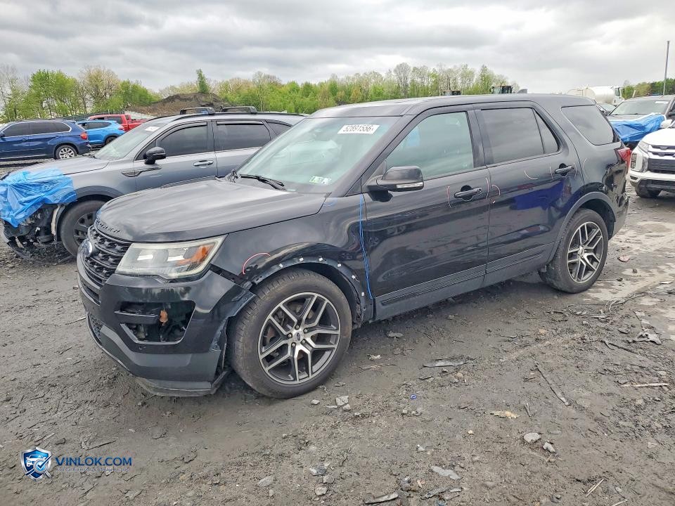 2016 FORD EXPLORER SPORT – Lot 52891556 auction photo