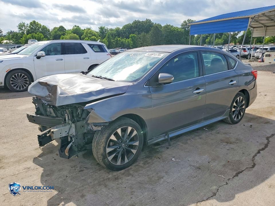 2019 NISSAN SENTRA SR – Lot 52891876 auction photo