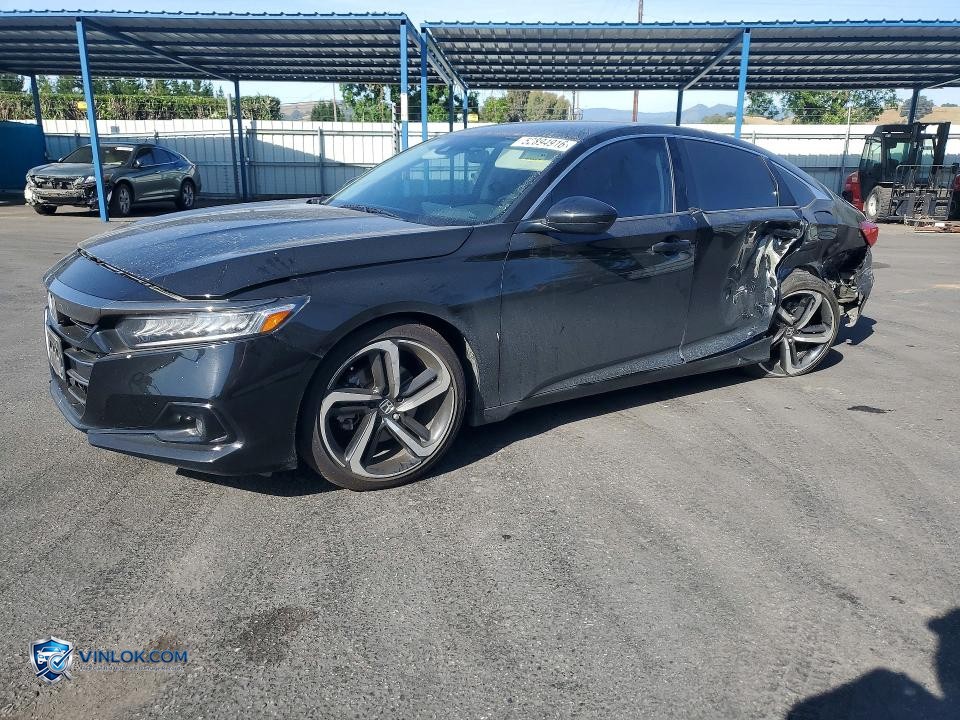 2021 HONDA ACCORD SPORT SE – Lot 52894916 auction photo