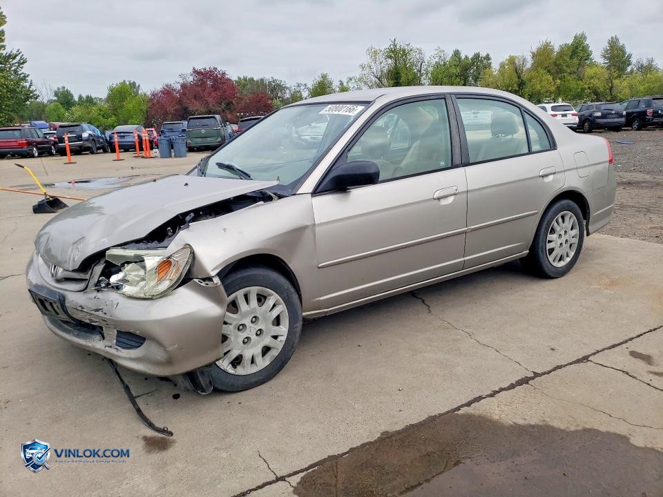 2004 HONDA CIVIC – Lot 52897436 auction photo