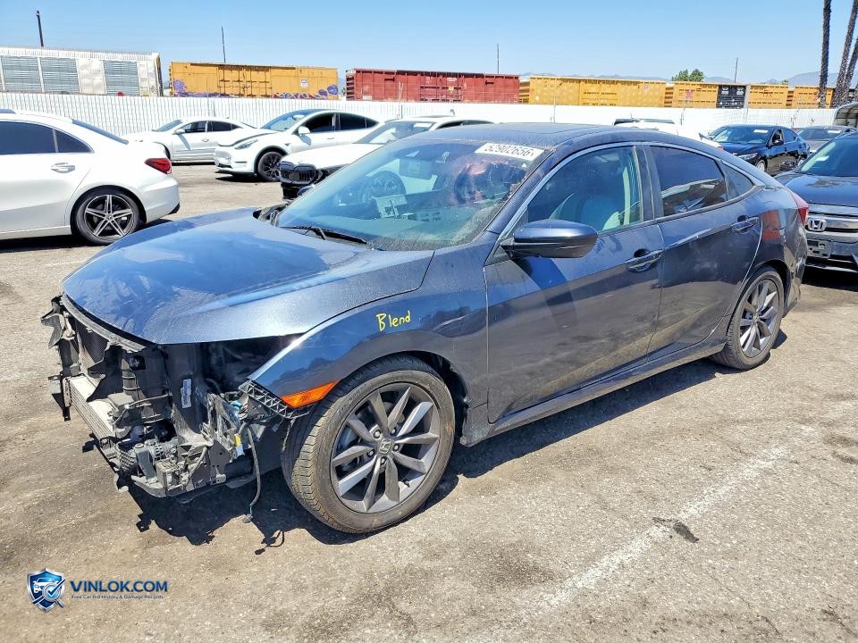 2020 HONDA CIVIC EX – Lot 52902656 auction photo