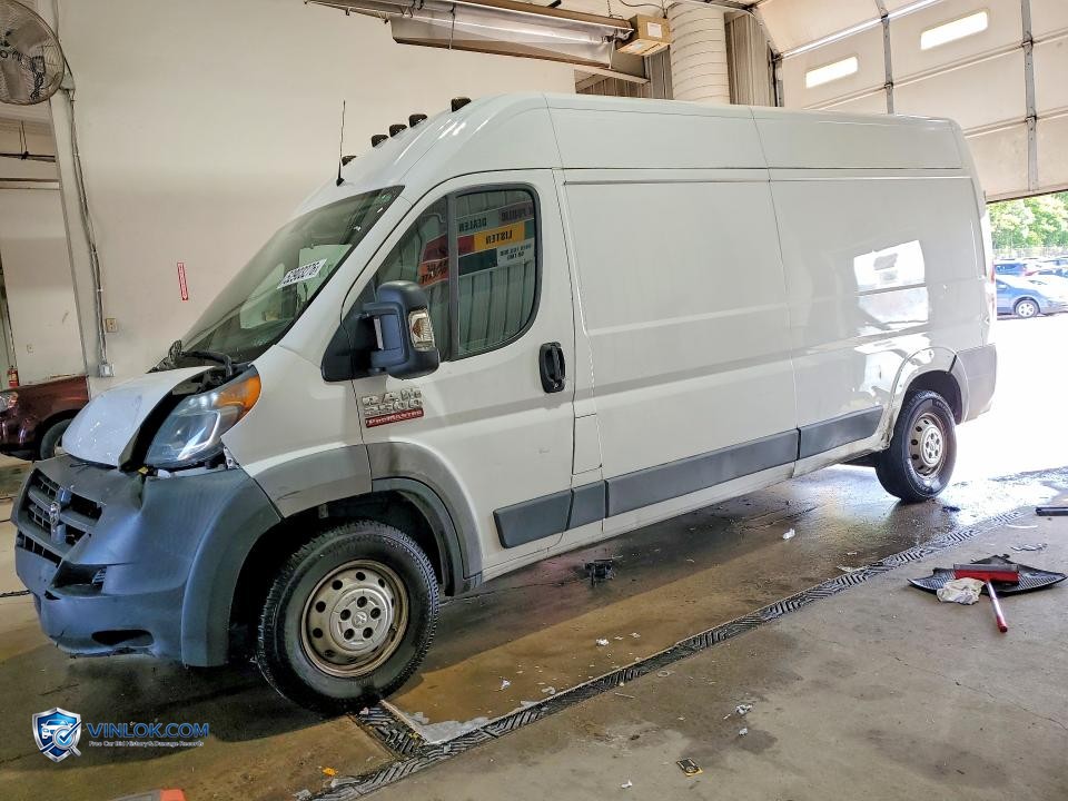 2016 RAM PROMASTER 2500 DELIVERY VAN – Lot 52903276 auction photo