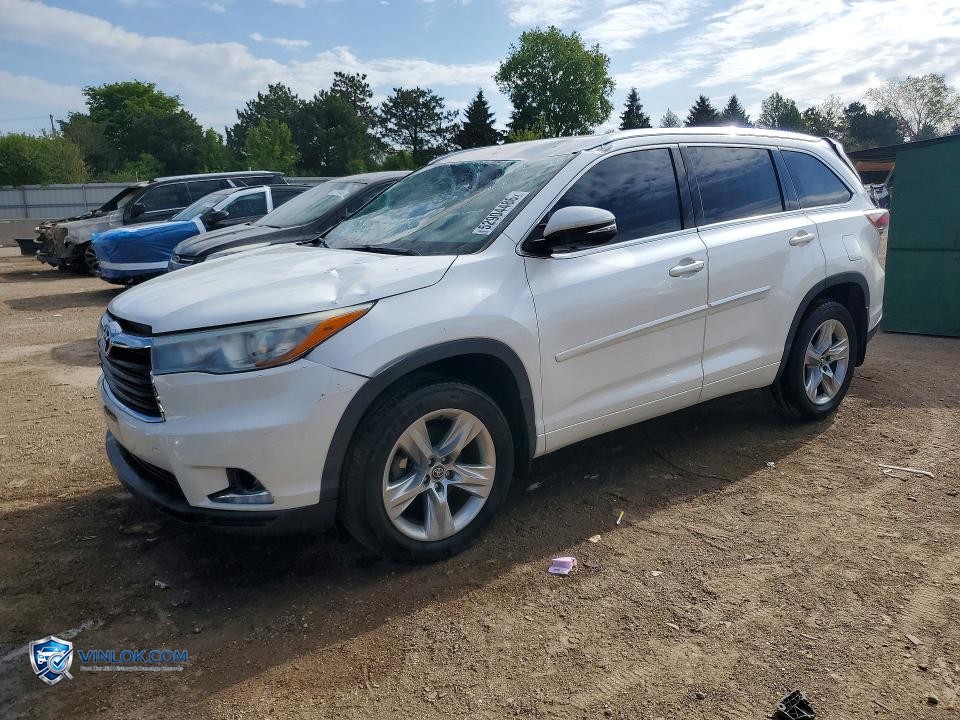 2016 TOYOTA HIGHLANDER LIMITED – Lot 52904486 auction photo