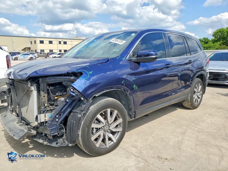 2020 HONDA PILOT EXL – Lot 52904726 auction photo