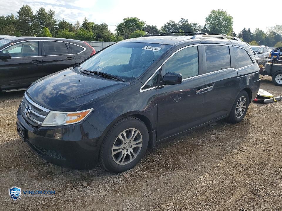 2011 HONDA ODYSSEY EXL – Lot 52905646 auction photo