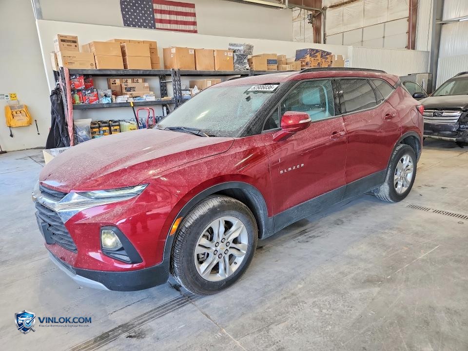 2020 CHEVROLET BLAZER 3LT – Lot 52906036 auction photo