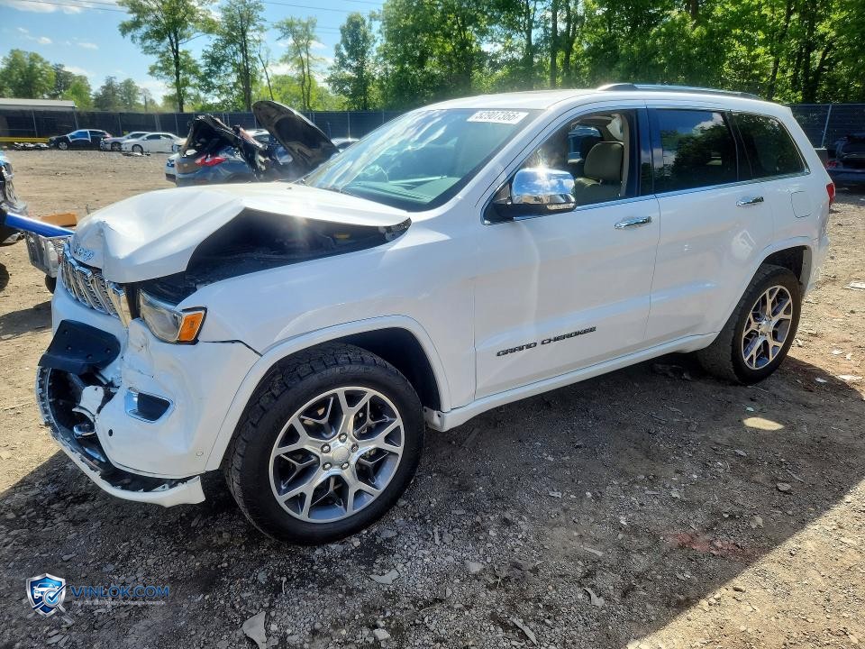 2021 JEEP GRAND CHEROKEE OVERLAND – Lot 52907366 auction photo