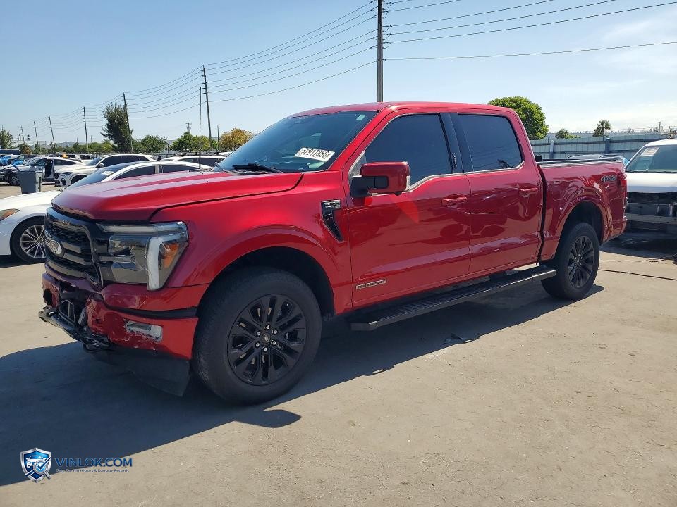 2024 FORD F150 LARIAT – Lot 52917856 auction photo
