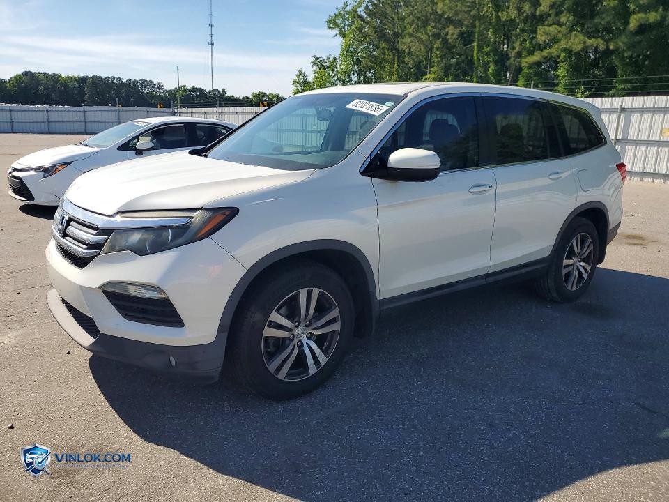 2017 HONDA PILOT EXLN – Lot 52921636 auction photo