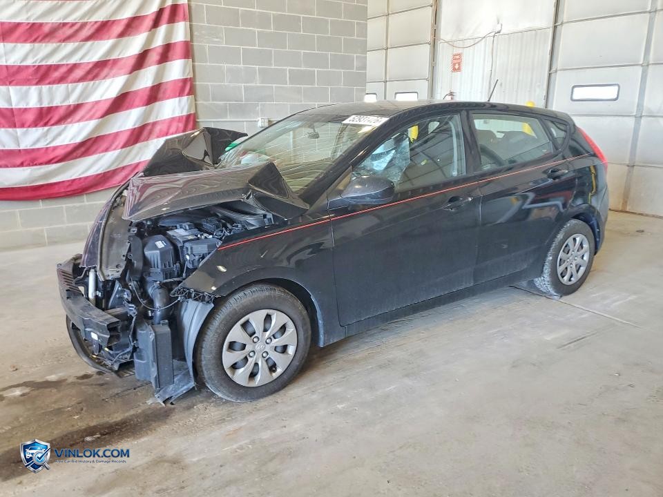 2017 HYUNDAI ACCENT – Lot 52931426 auction photo