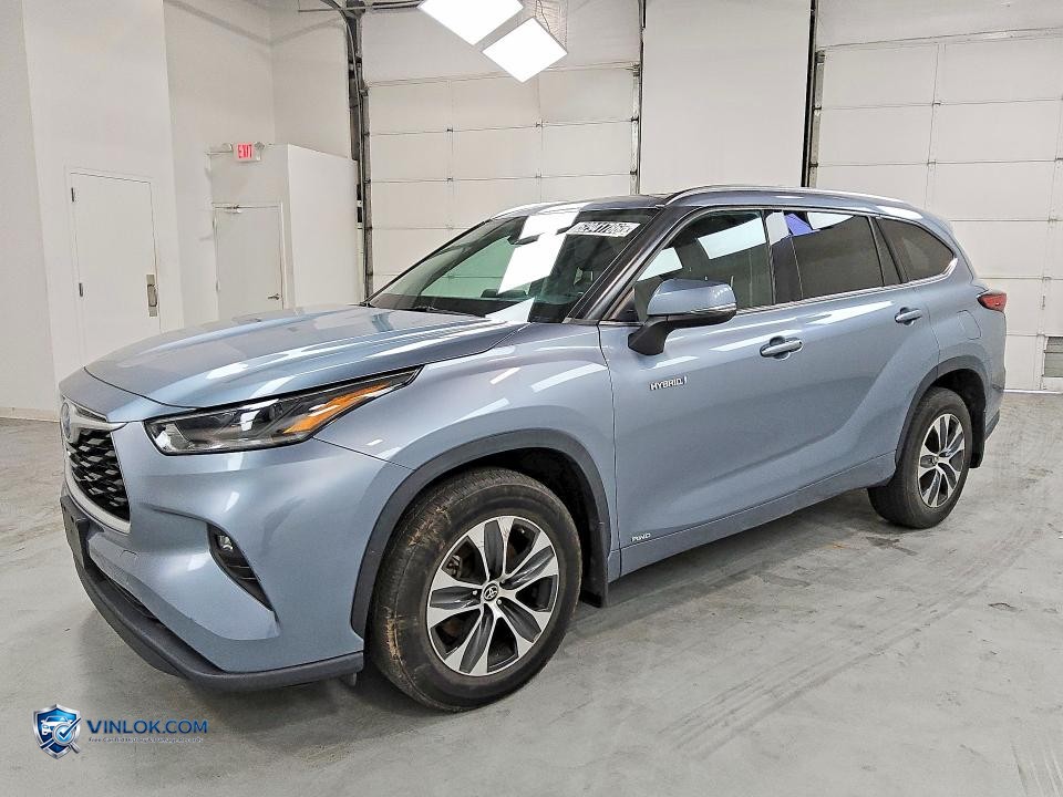 2021 TOYOTA HIGHLANDER HYBRID XLE – Lot 52941786 auction photo