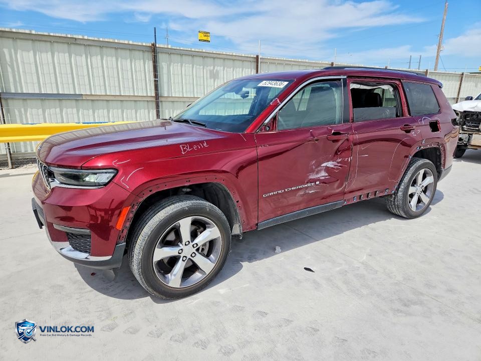 2022 JEEP GRAND CHEROKEE L LIMITED – Lot 52943636 auction photo