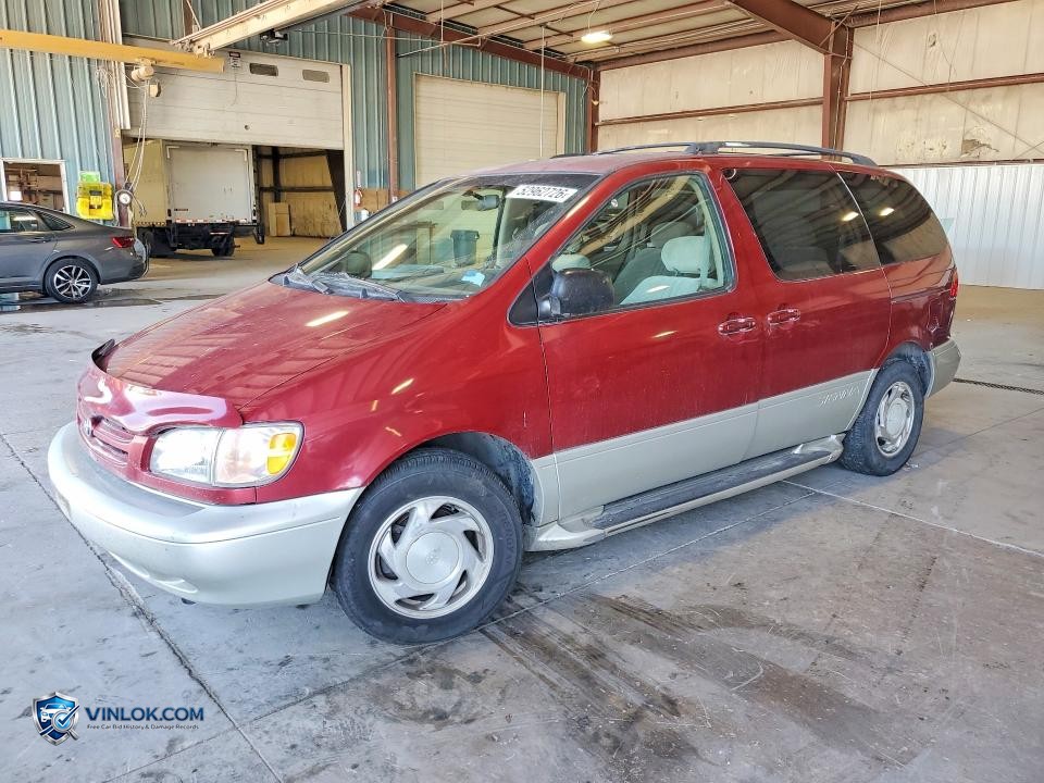 1998 TOYOTA SIENNA XLE – Lot 52962726 auction photo