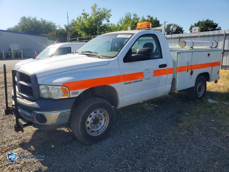 2005 DODGE RAM 2500 ST – Lot 52973096 auction photo
