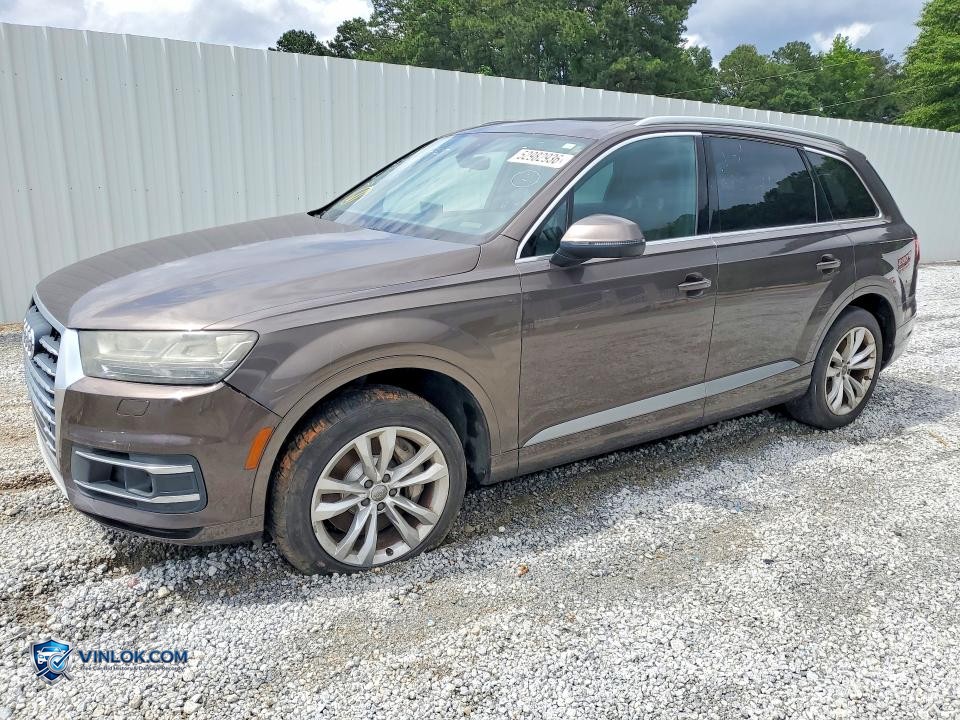 2017 AUDI Q7 PREMIUM PLUS – Lot 52982936 auction photo
