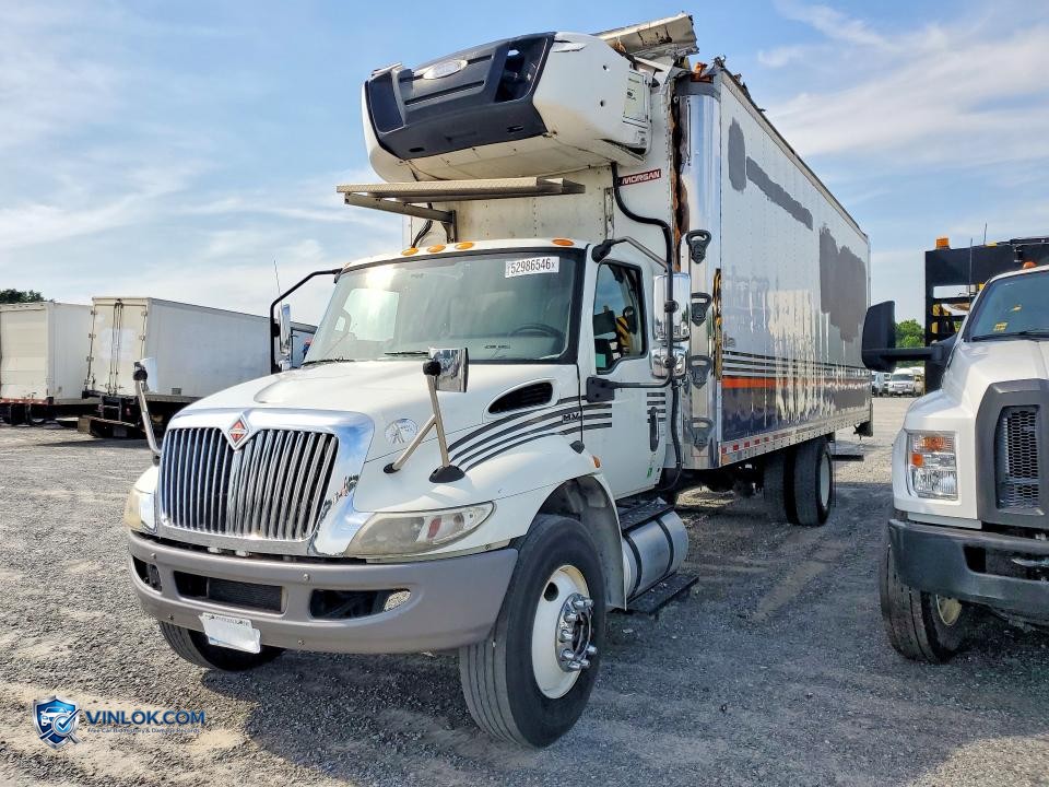 2020 INTERNATIONAL MV607 REFRIGERATED BOX TRUCK – Lot 52986546 auction photo