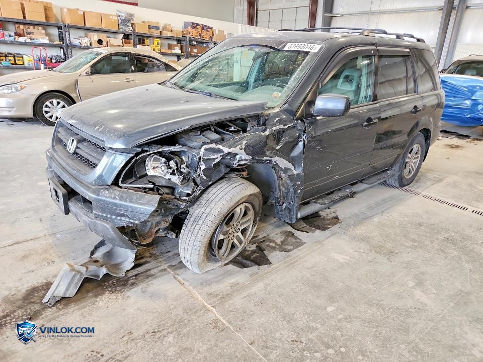 2005 HONDA PILOT EXL – Lot 52993046 auction photo