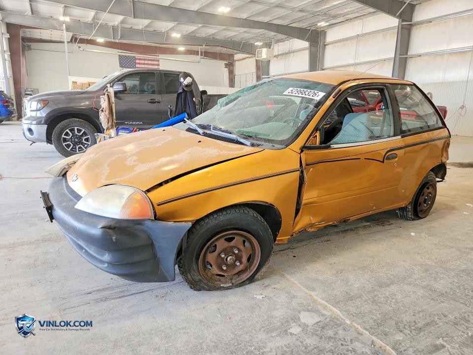 1998 CHEVROLET METRO – Lot 52998326 auction photo