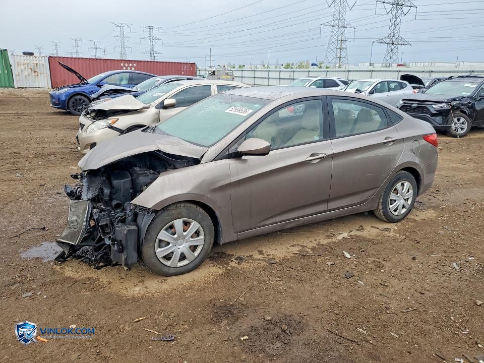 2014 HYUNDAI ACCENT GLS – Lot 52999536 auction photo